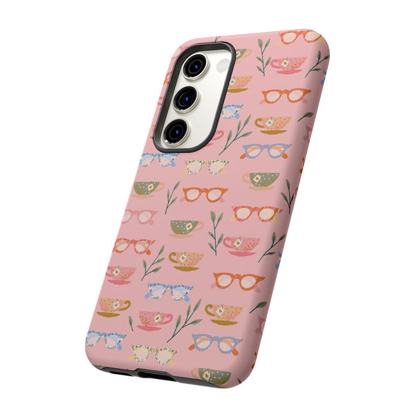 Phone Case: Tea Cups and Glasses