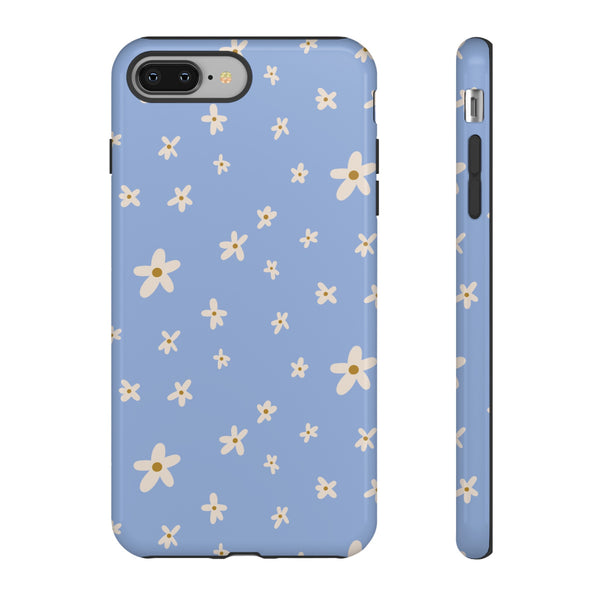 Phone Case: Daisies on Blue