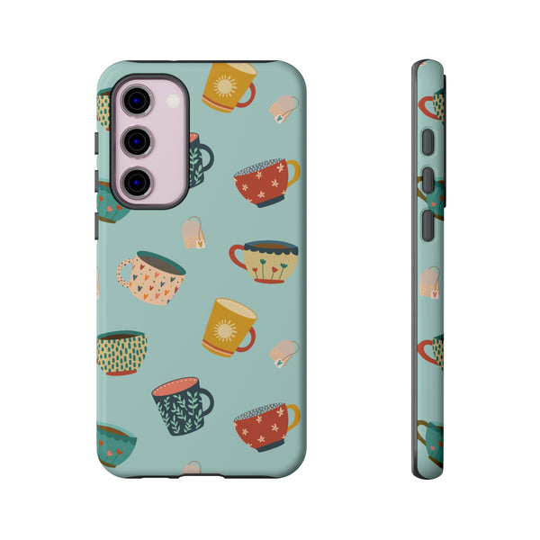 Phone Case: Tea Cups and Tea Bags