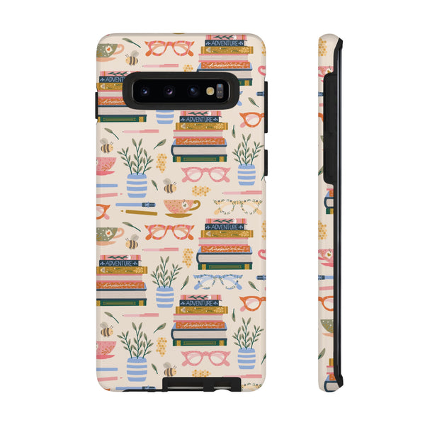 Phone Case: Bookish on Cream