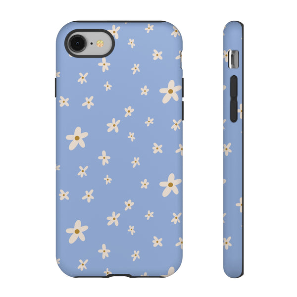 Phone Case: Daisies on Blue