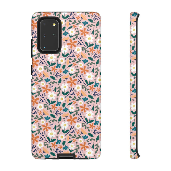 Phone Case: Florals on Pink