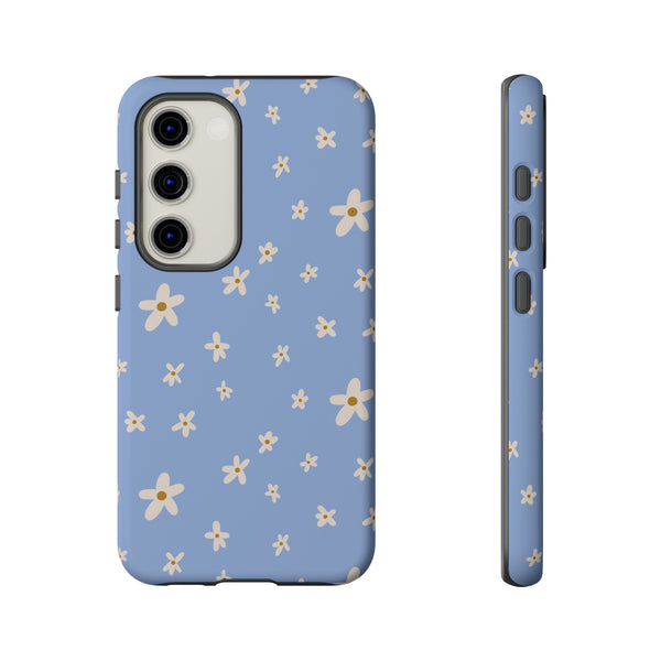 Phone Case: Daisies on Blue