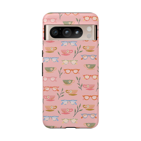 Phone Case: Tea Cups and Glasses