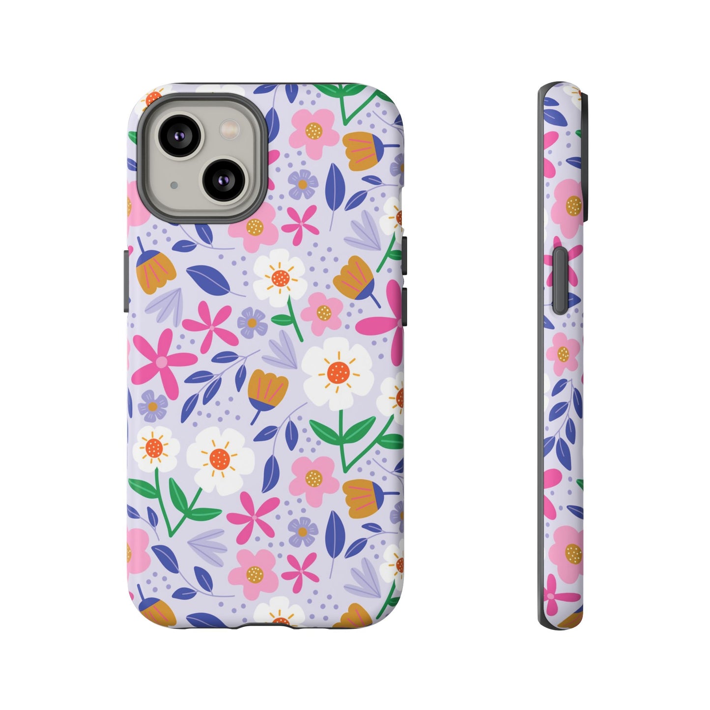 Phone Case: Blooms on Lilac