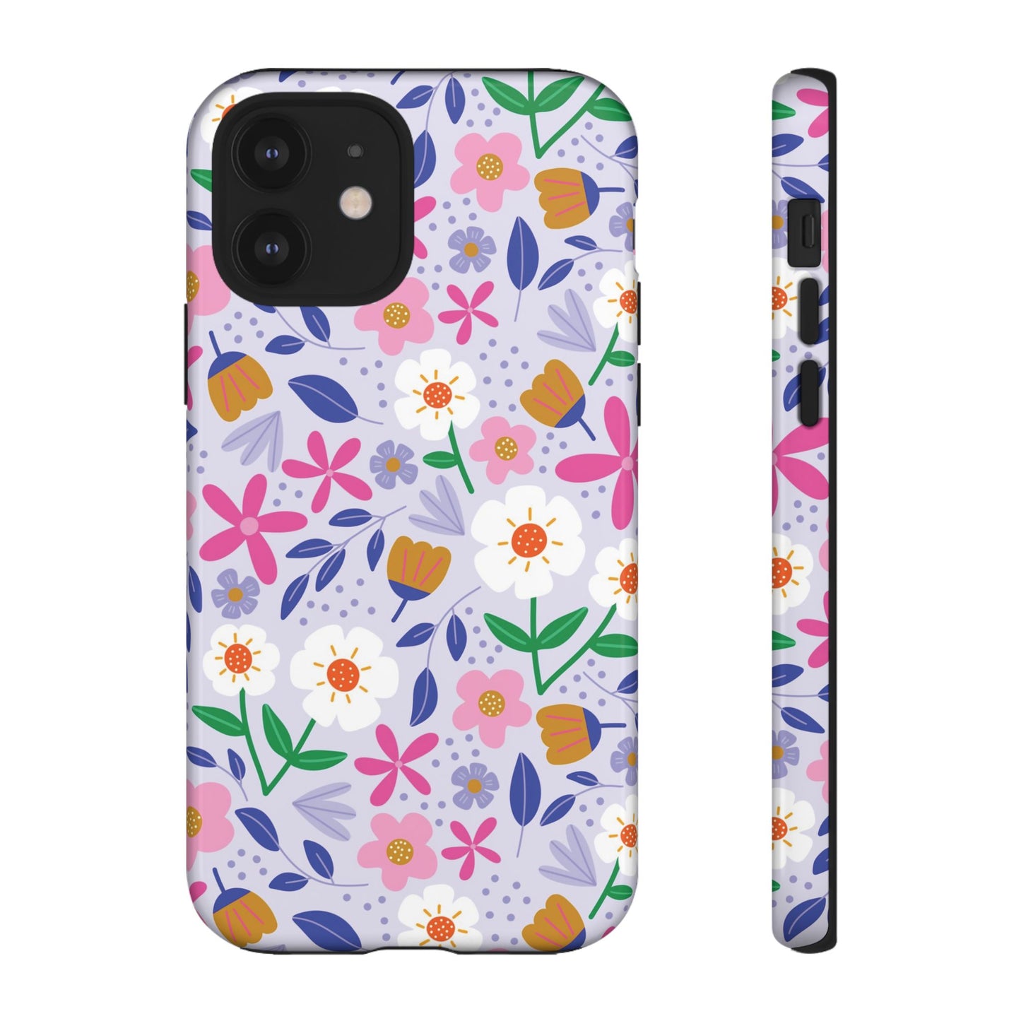 Phone Case: Blooms on Lilac