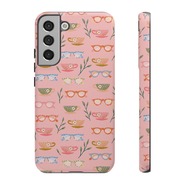 Phone Case: Tea Cups and Glasses