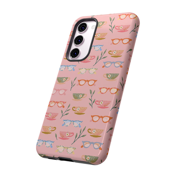 Phone Case: Tea Cups and Glasses