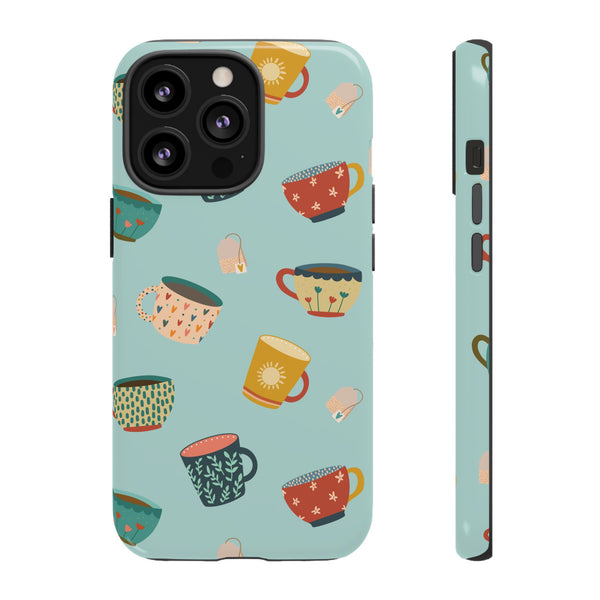 Phone Case: Tea Cups and Tea Bags
