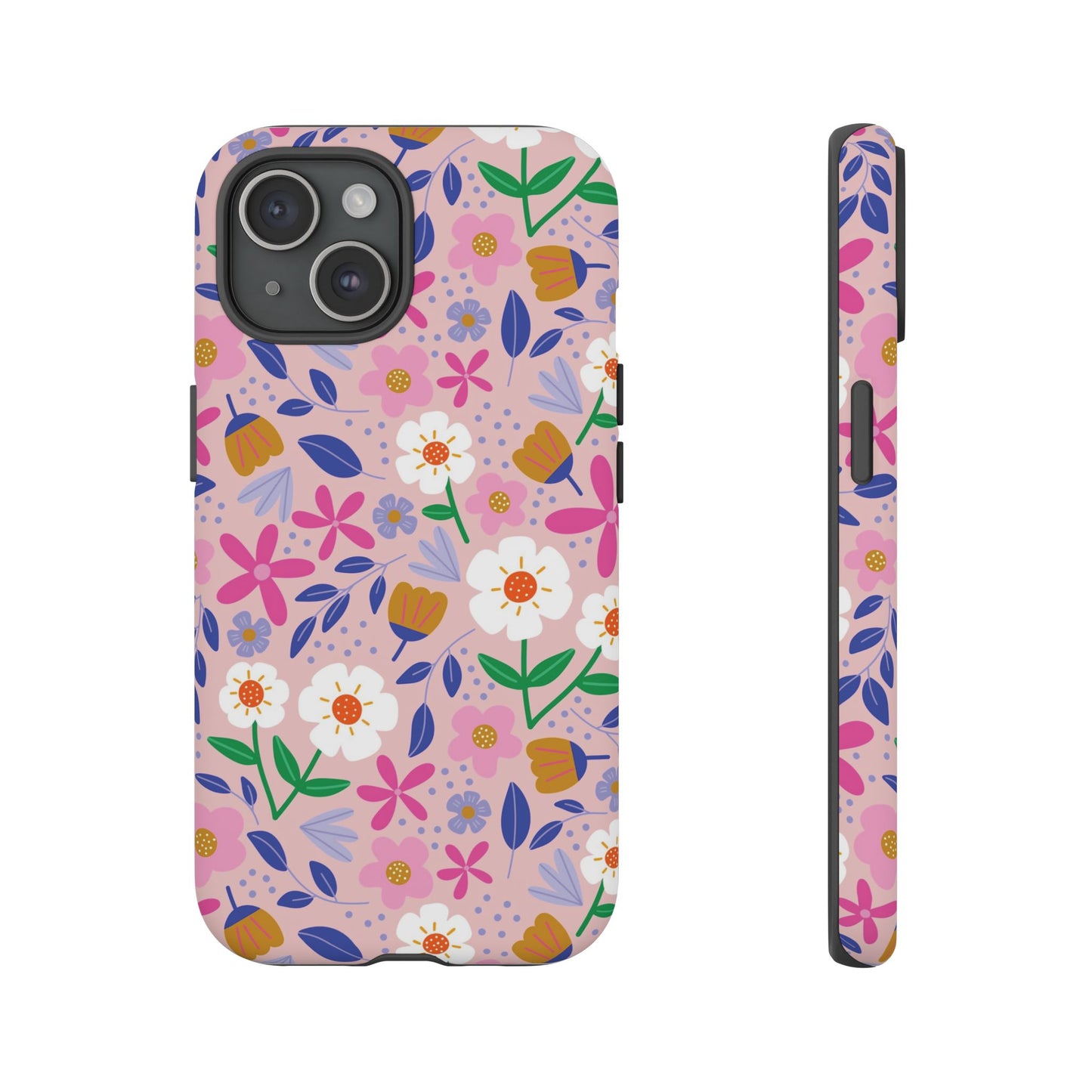 Phone Case: Blooms on Pink