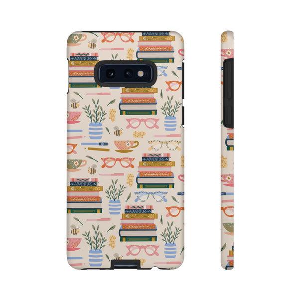 Phone Case: Bookish on Cream