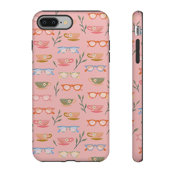 Phone Case: Tea Cups and Glasses