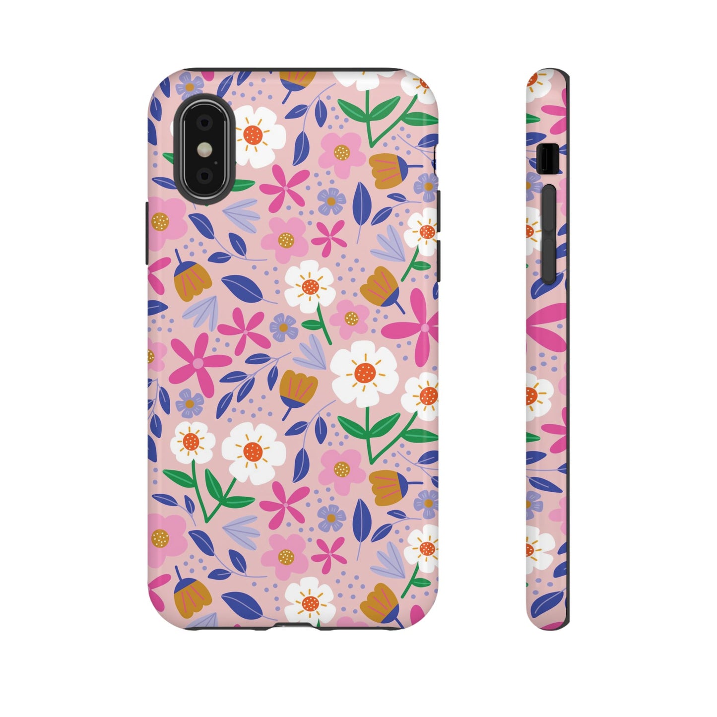 Phone Case: Blooms on Pink