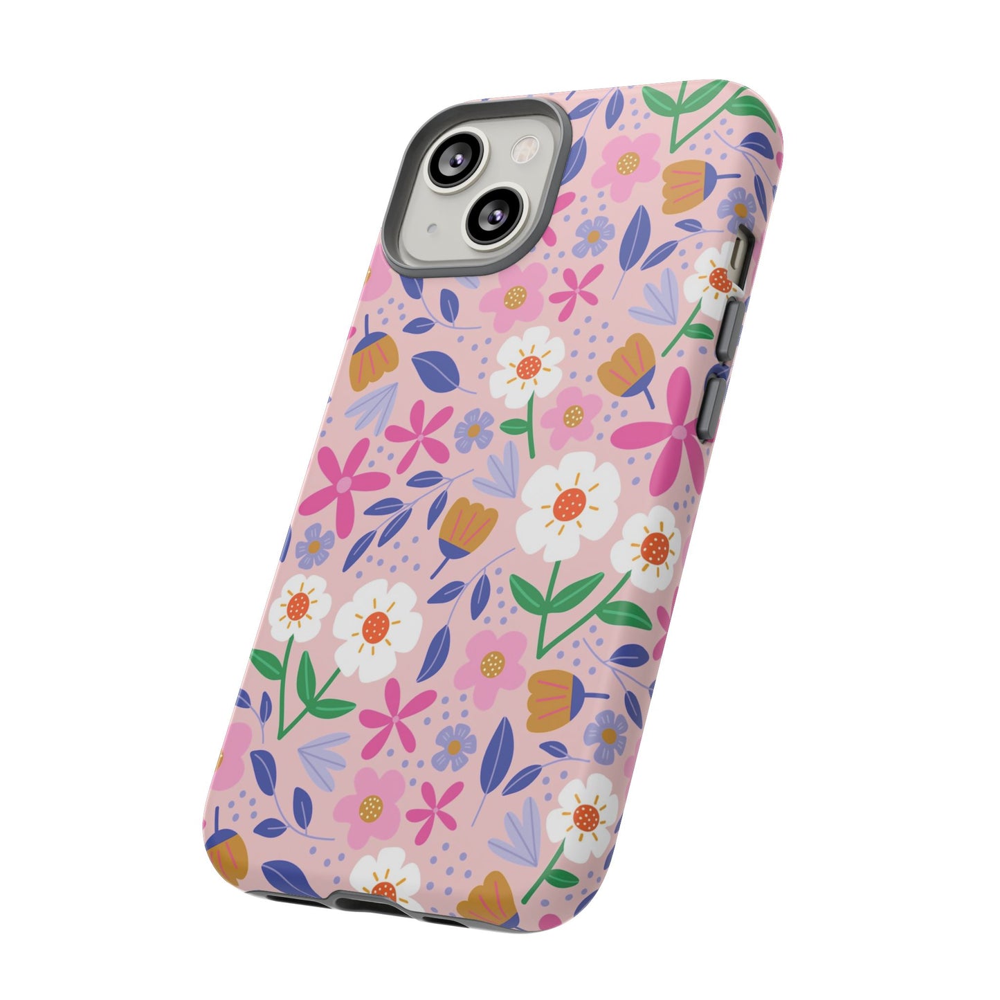 Phone Case: Blooms on Pink