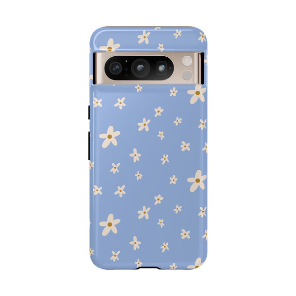 Phone Case: Daisies on Blue