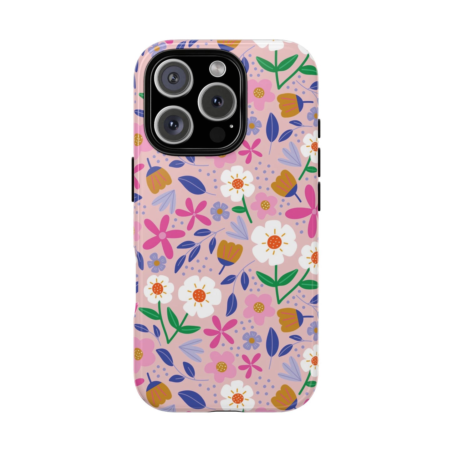 Phone Case: Blooms on Pink