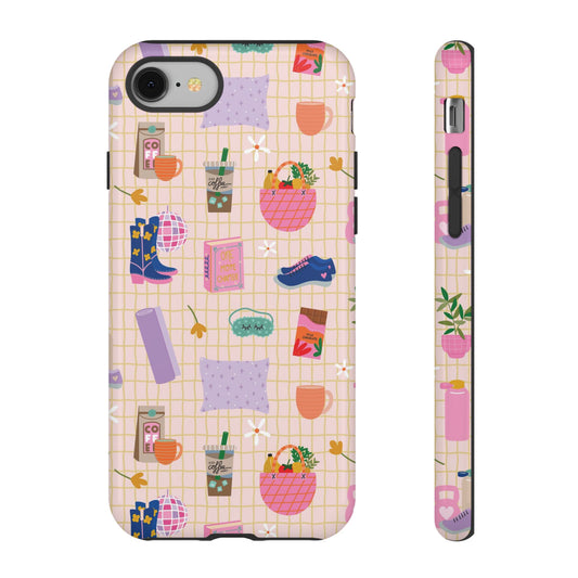 Phone Case: Self-Care Items
