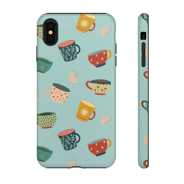 Phone Case: Tea Cups and Tea Bags