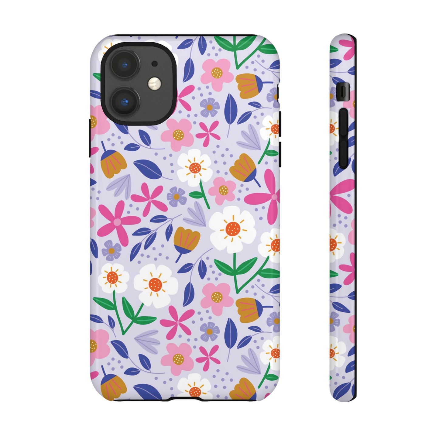 Phone Case: Blooms on Lilac