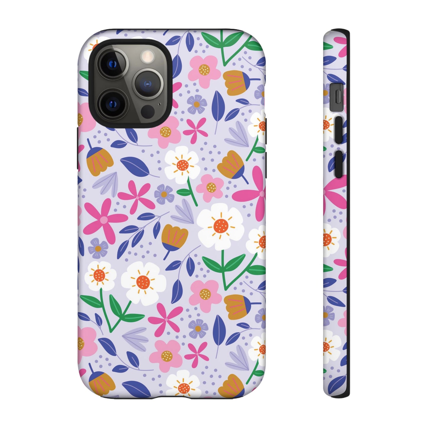 Phone Case: Blooms on Lilac