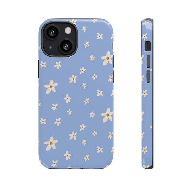 Phone Case: Daisies on Blue