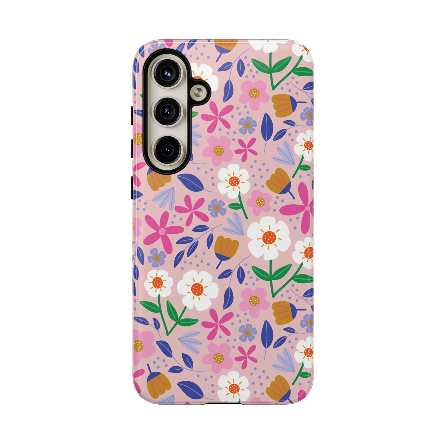 Phone Case: Blooms on Pink