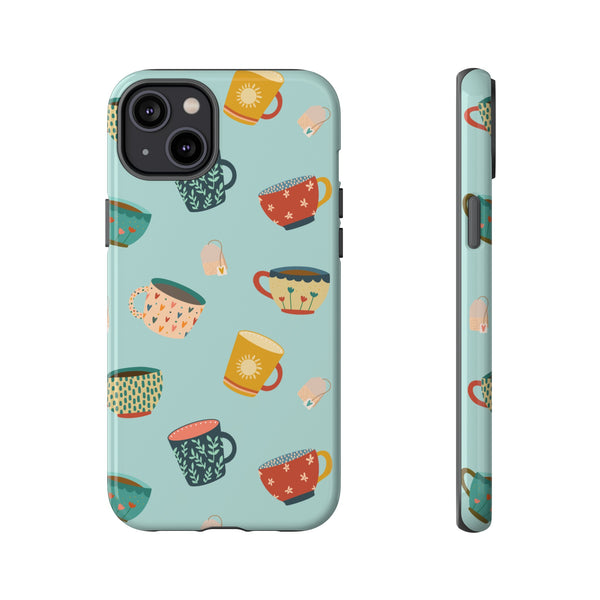Phone Case: Tea Cups and Tea Bags
