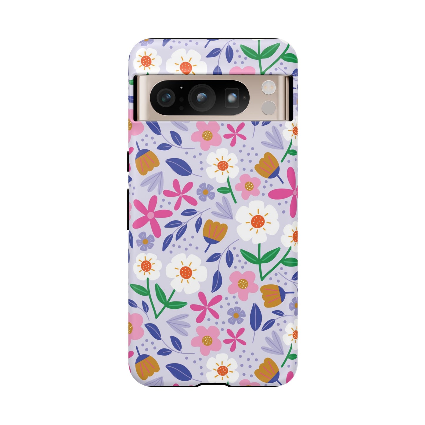 Phone Case: Blooms on Lilac