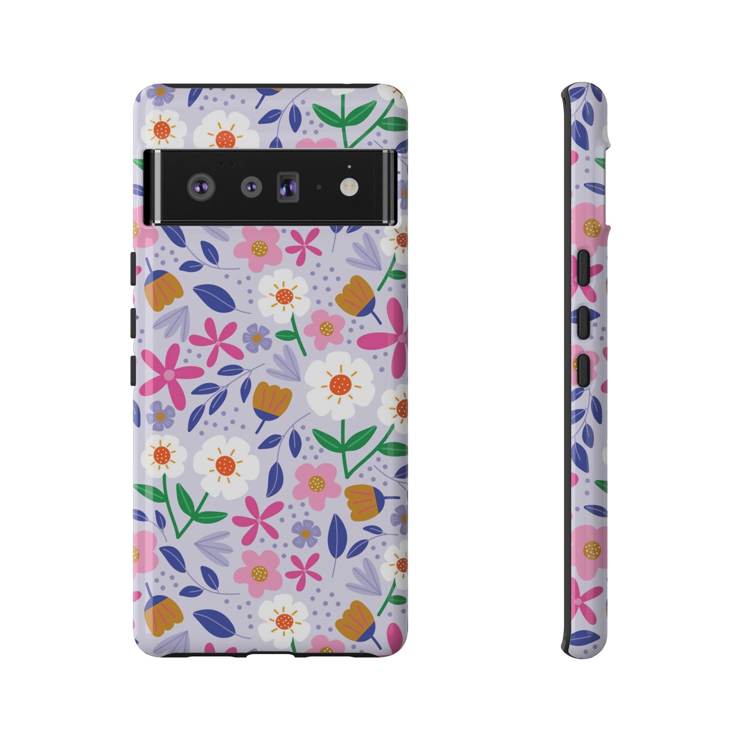 Phone Case: Blooms on Lilac