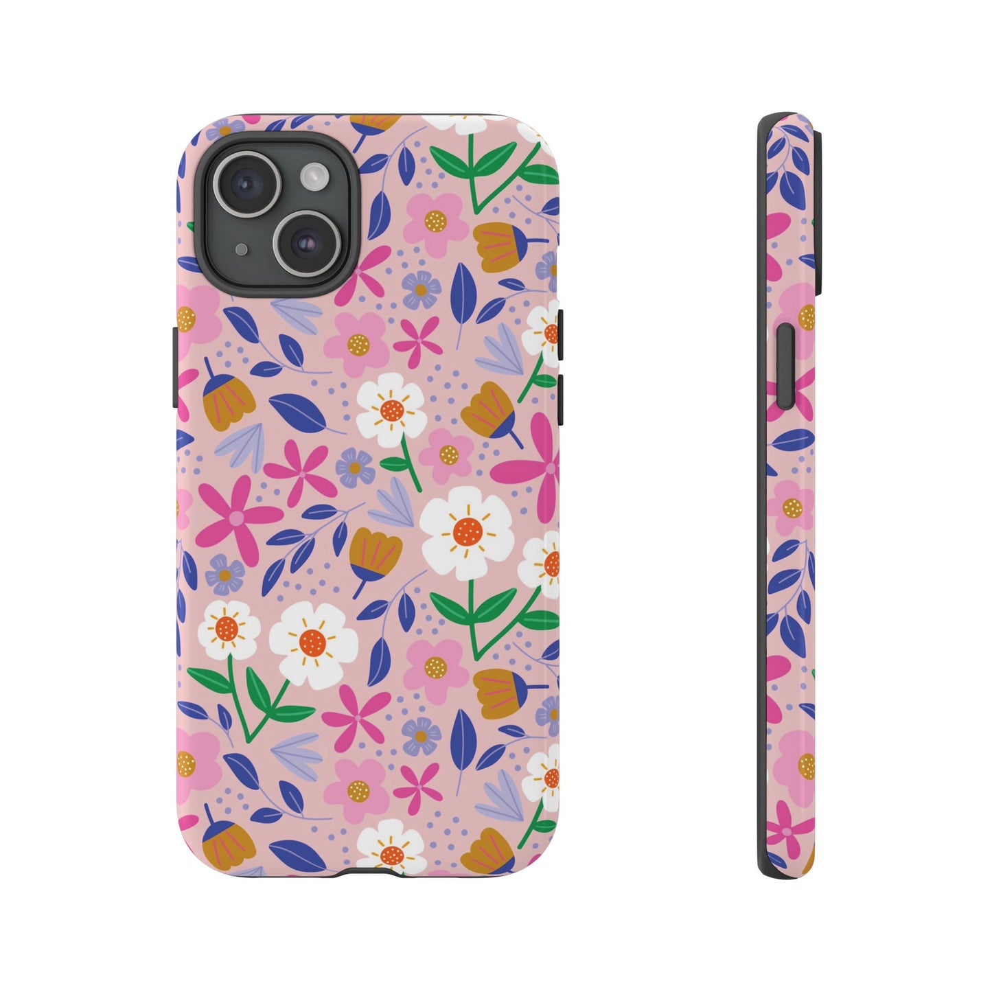 Phone Case: Blooms on Pink