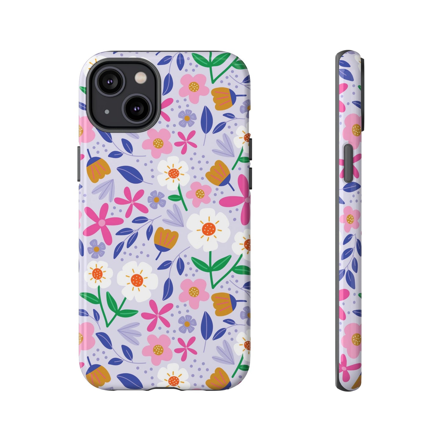 Phone Case: Blooms on Lilac
