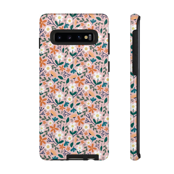 Phone Case: Florals on Pink