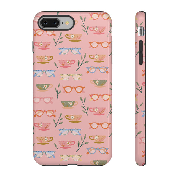 Phone Case: Tea Cups and Glasses