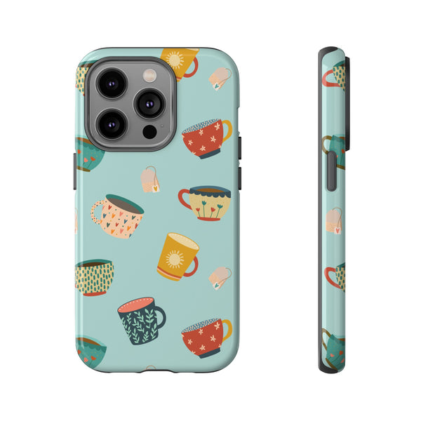 Phone Case: Tea Cups and Tea Bags