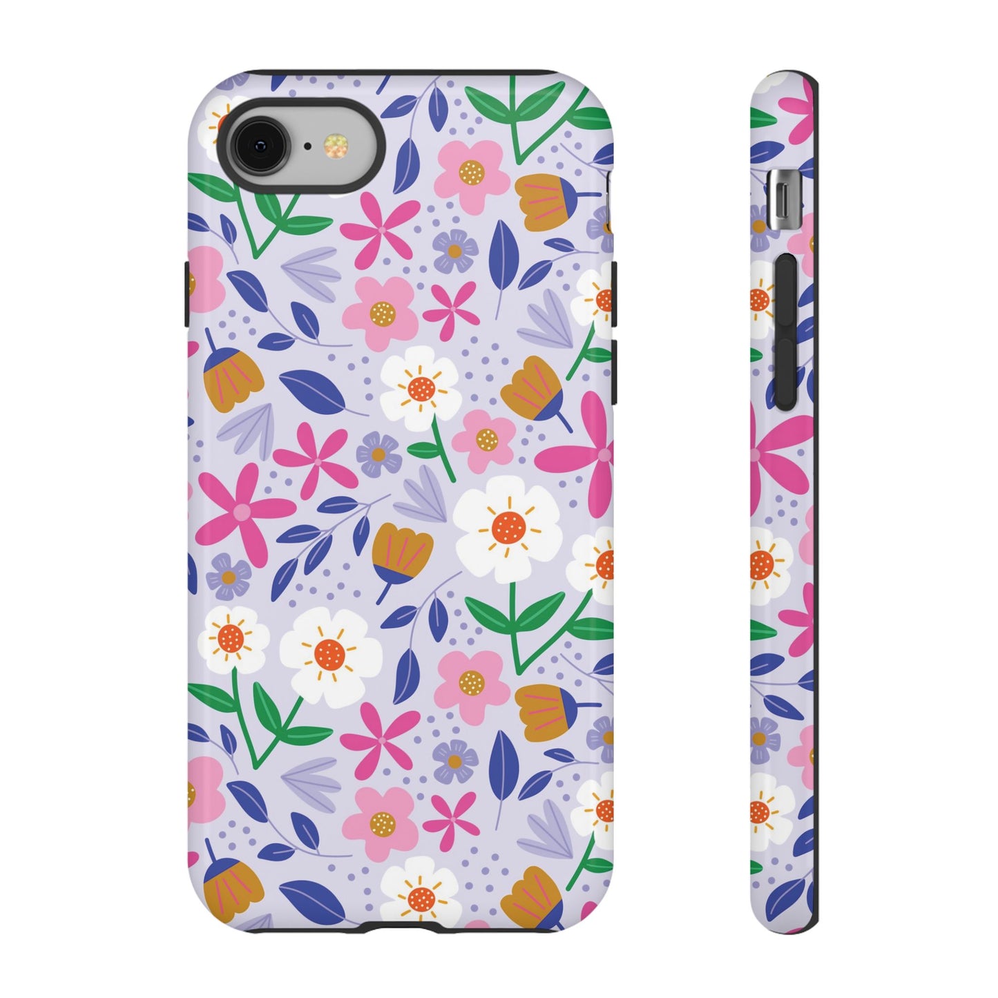 Phone Case: Blooms on Lilac