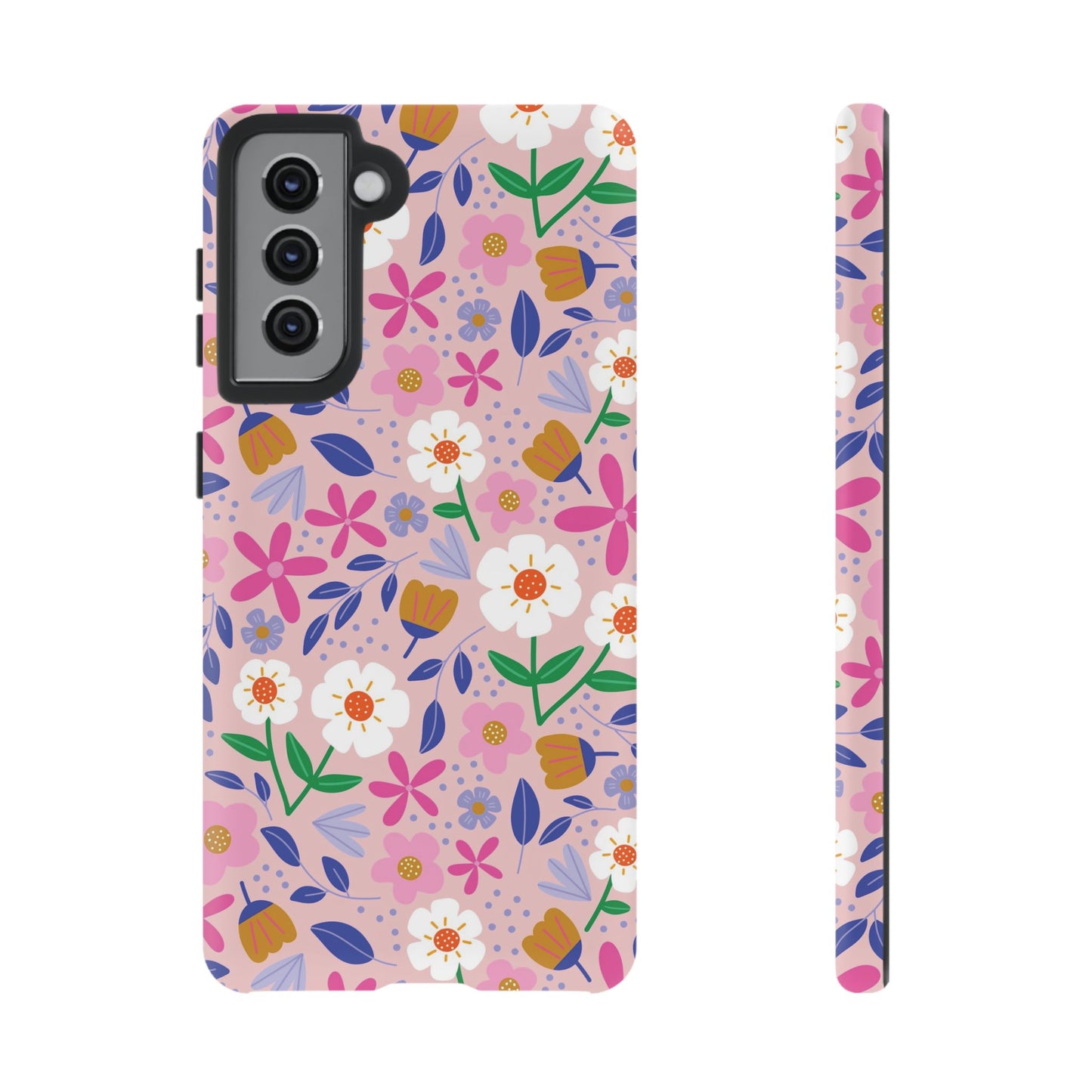 Phone Case: Blooms on Pink