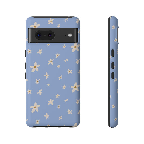 Phone Case: Daisies on Blue