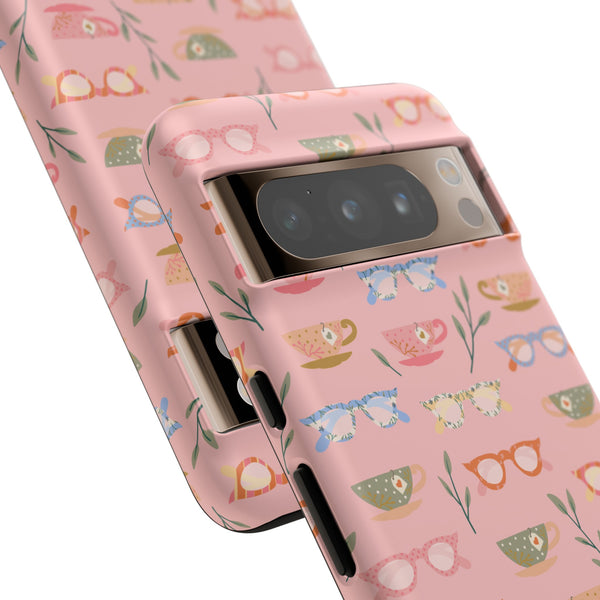 Phone Case: Tea Cups and Glasses