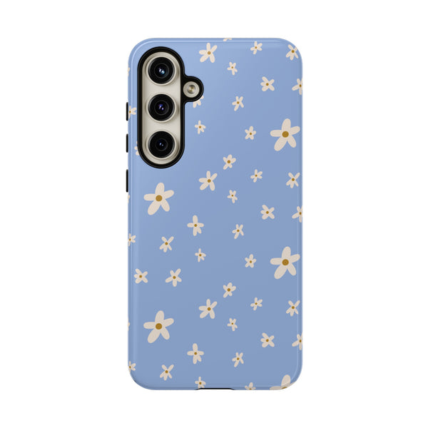 Phone Case: Daisies on Blue