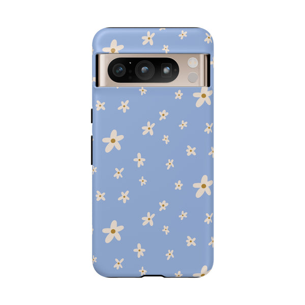 Phone Case: Daisies on Blue