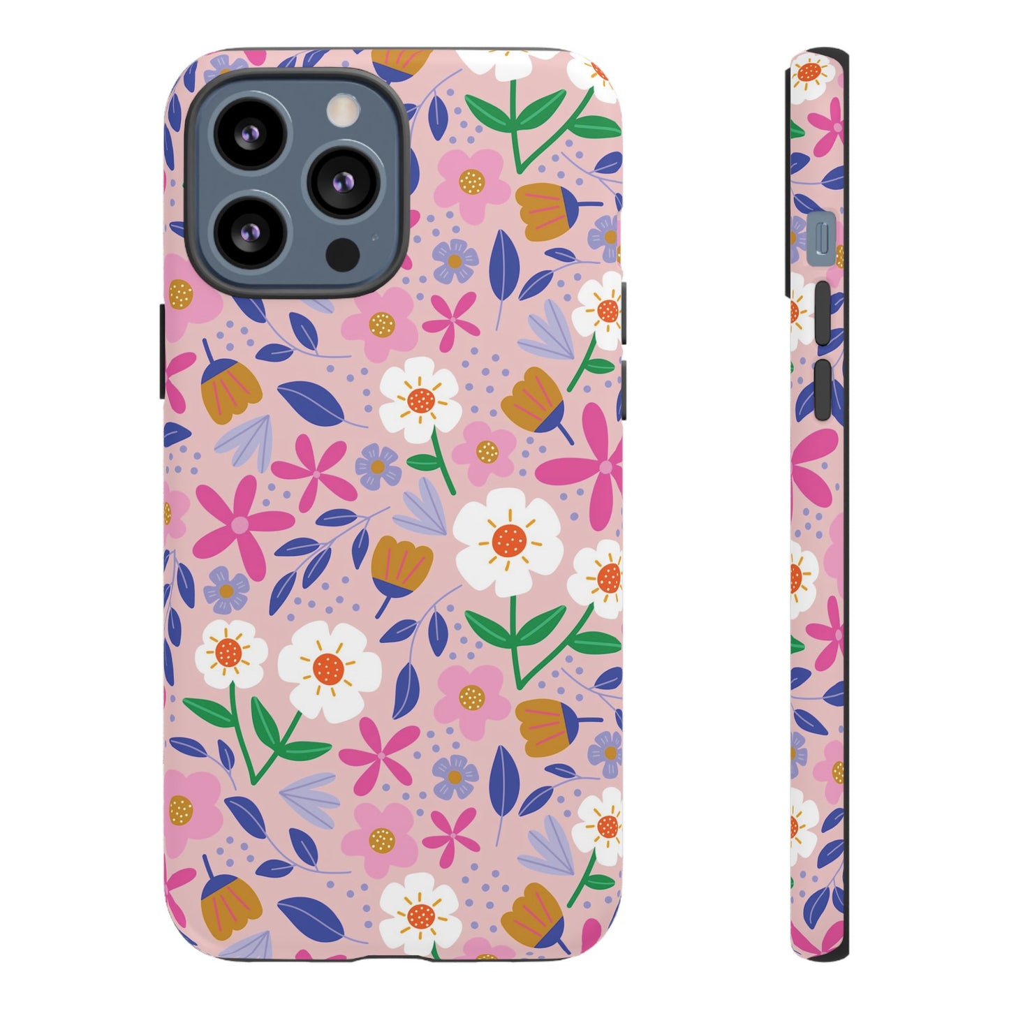 Phone Case: Blooms on Pink