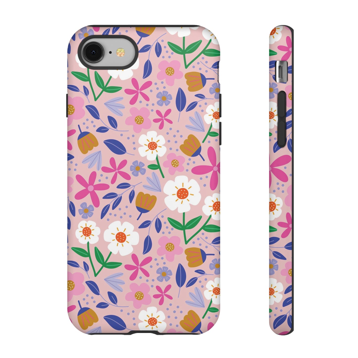 Phone Case: Blooms on Pink