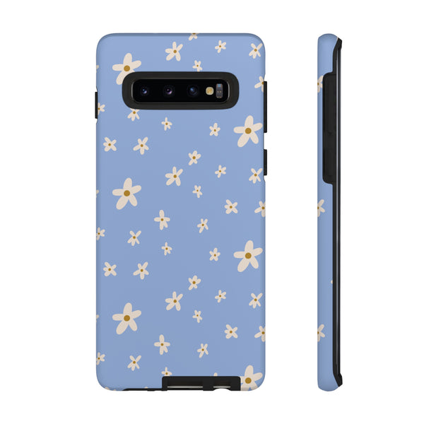 Phone Case: Daisies on Blue