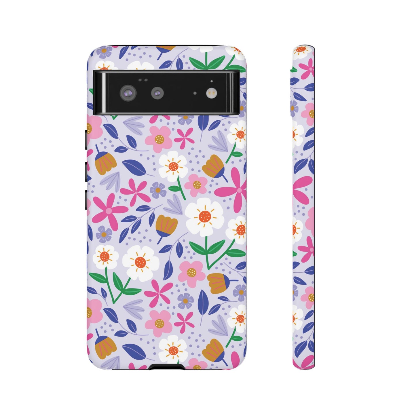 Phone Case: Blooms on Lilac
