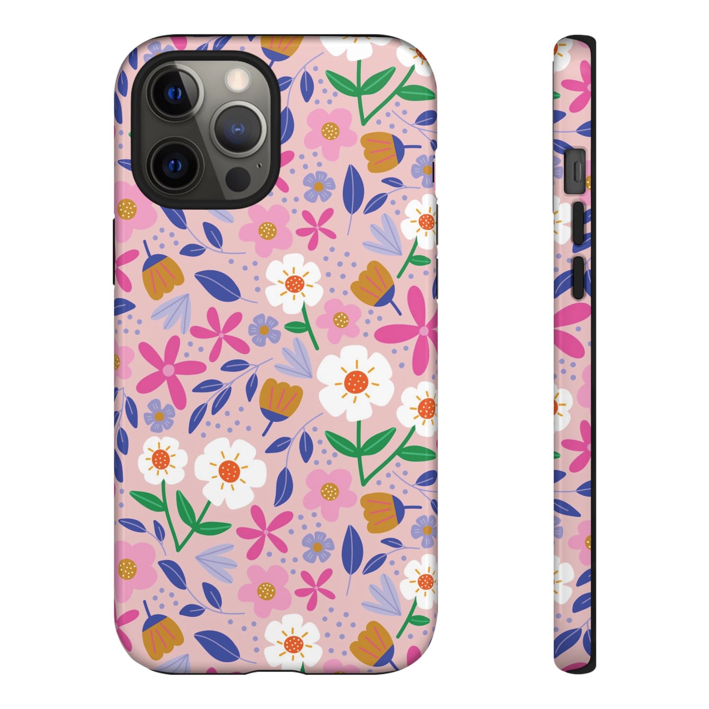 Phone Case: Blooms on Pink