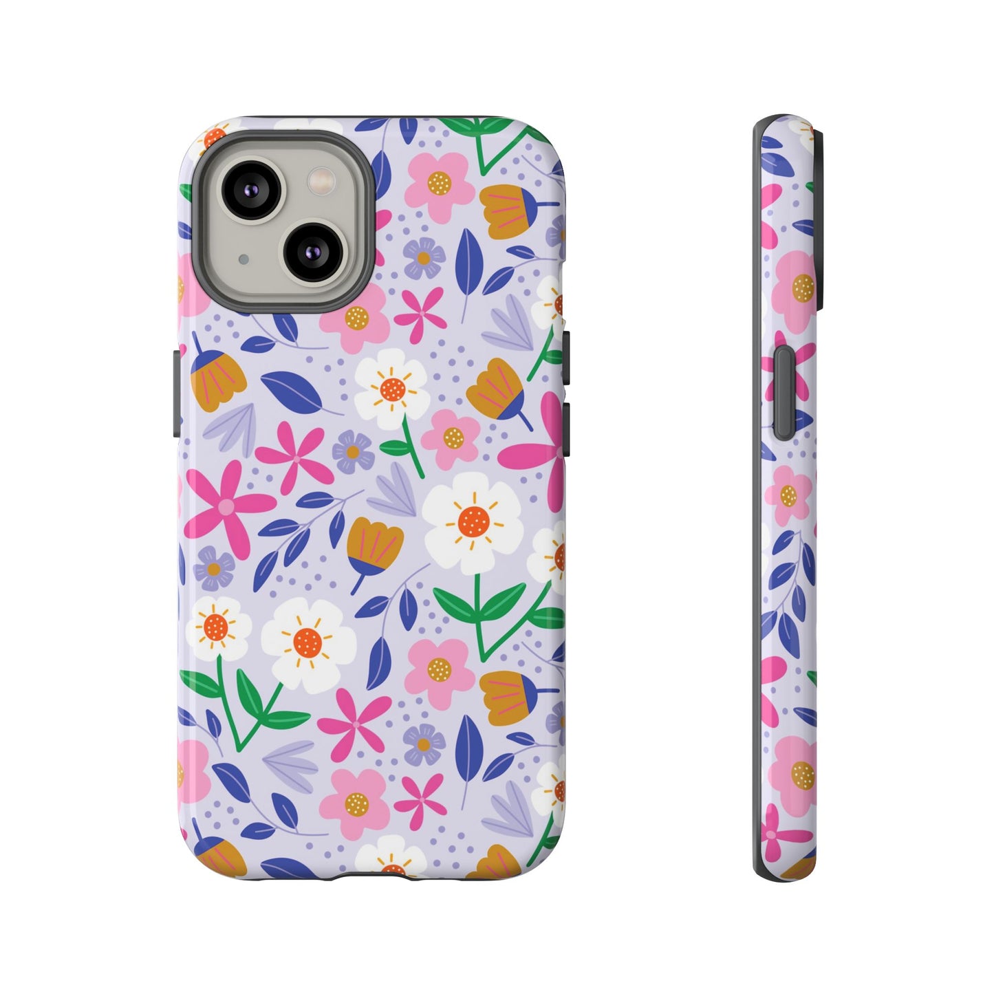 Phone Case: Blooms on Lilac