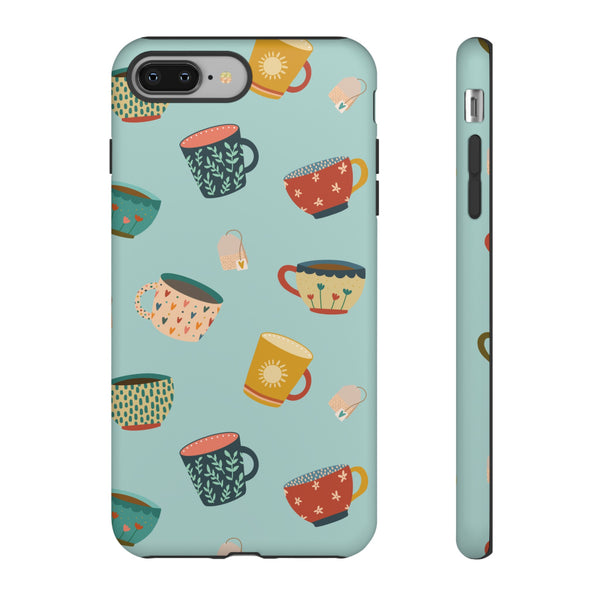 Phone Case: Tea Cups and Tea Bags