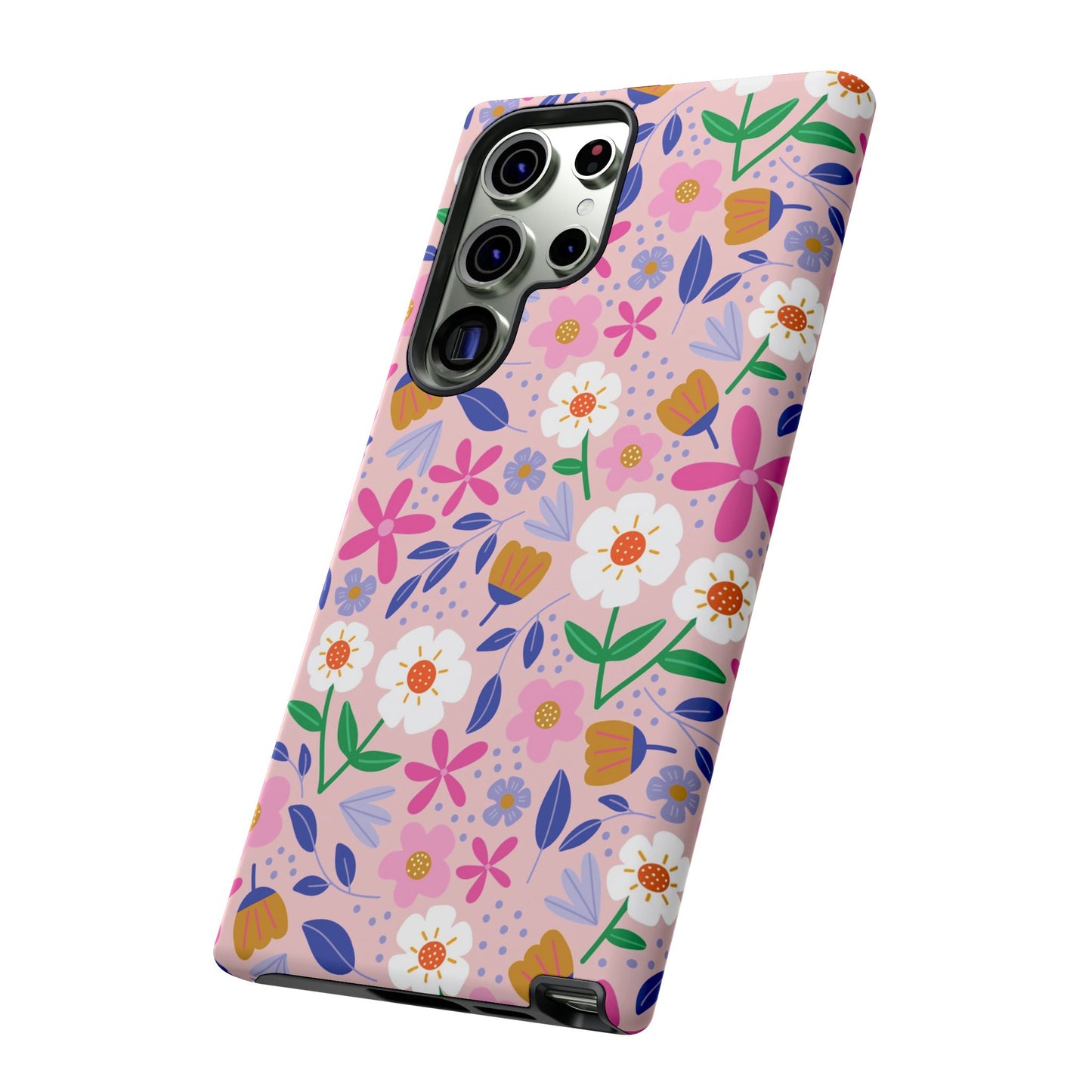 Phone Case: Blooms on Pink
