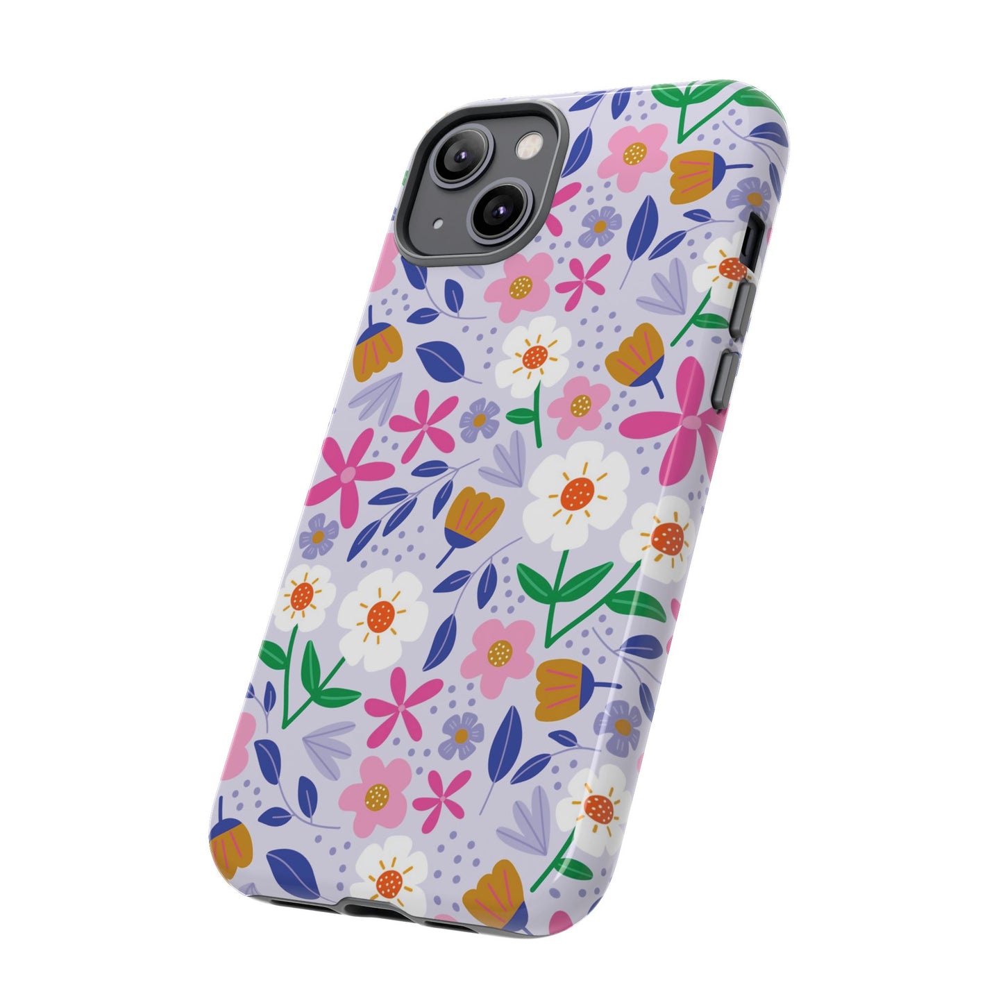 Phone Case: Blooms on Lilac