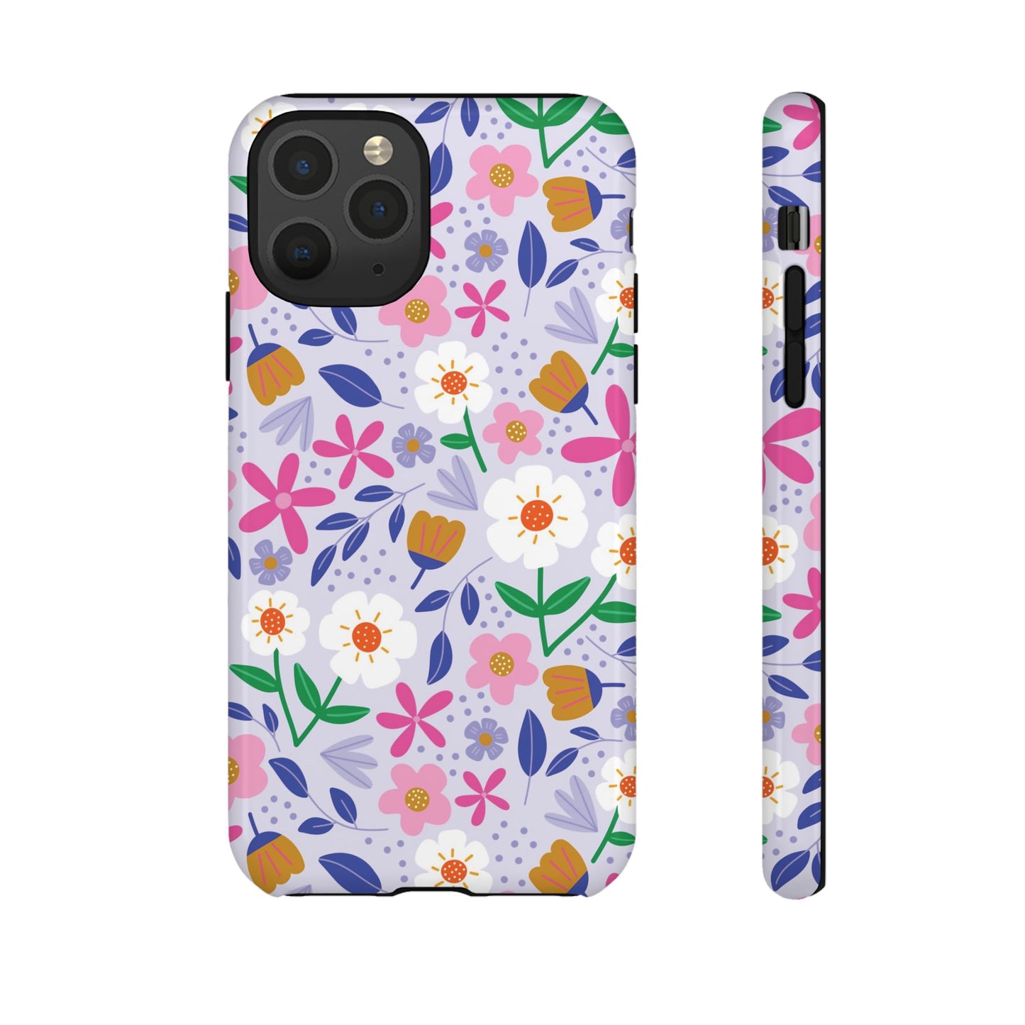 Phone Case: Blooms on Lilac